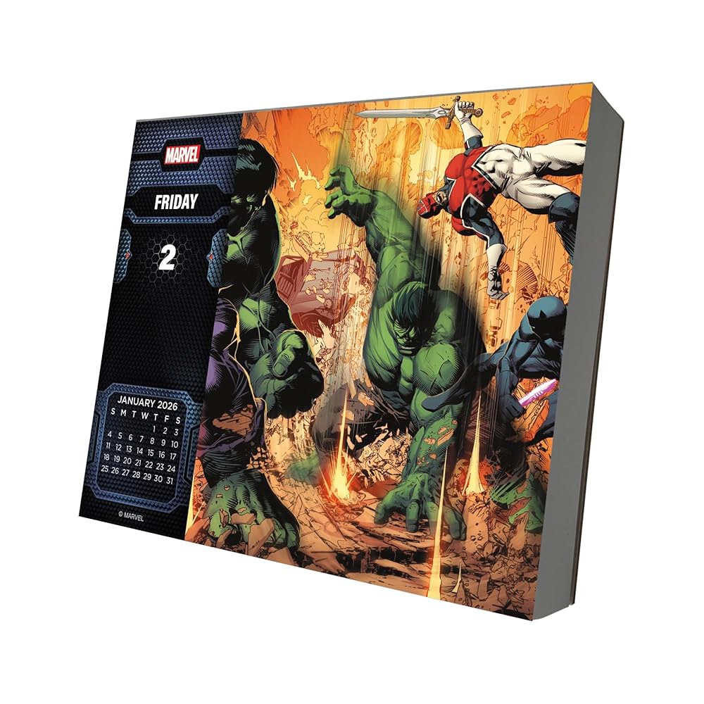 2026 History of Marvel Day-at-a-Time Calendar Box [calendar] - 상세 이미지 2