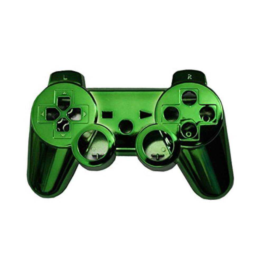 소니 플레이스테이션 3 PS3 무선 블루투스 컨트롤러 색상 녹색용 OSTENT 풀 쉘 케이스 하우징 버튼 키트 - 상품 이미지
