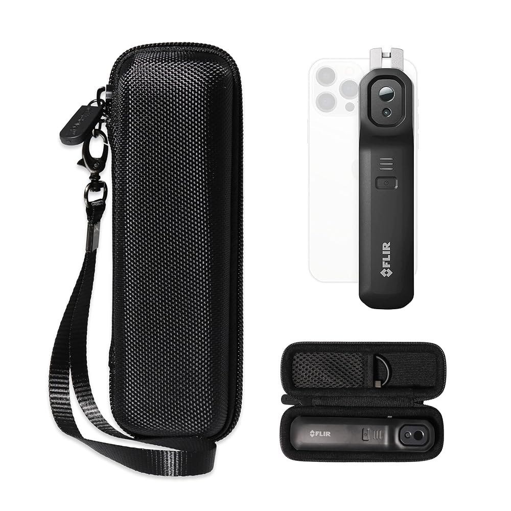 FLIR ONE EDGE PRO 무선 160 120 IR 카메라(블랙)와 호환되는 올트래블 열 정리 케이스 Black - 상품 이미지