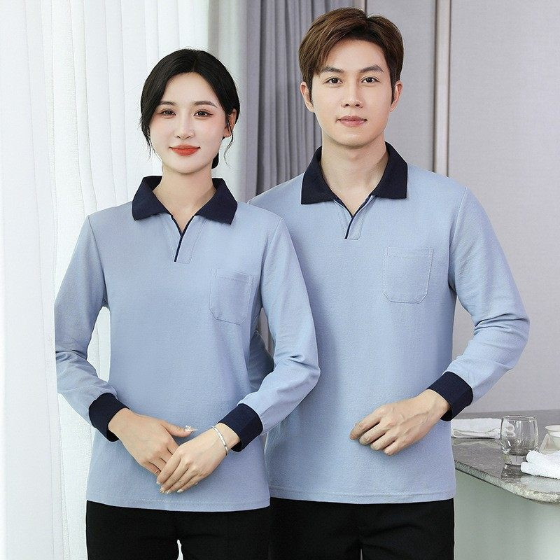 호텔 청소복 여성 근무복 유니폼 미화 복장 병원 건물 - 상품 이미지