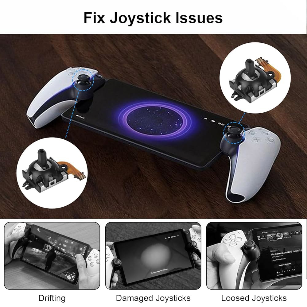PS5 컨트롤러용 OCTODER 조이스틱 교체, 포털 PSVR2 컨트롤러와 호환되는 3D 모듈 부품, 2PCS - 상세 이미지 2