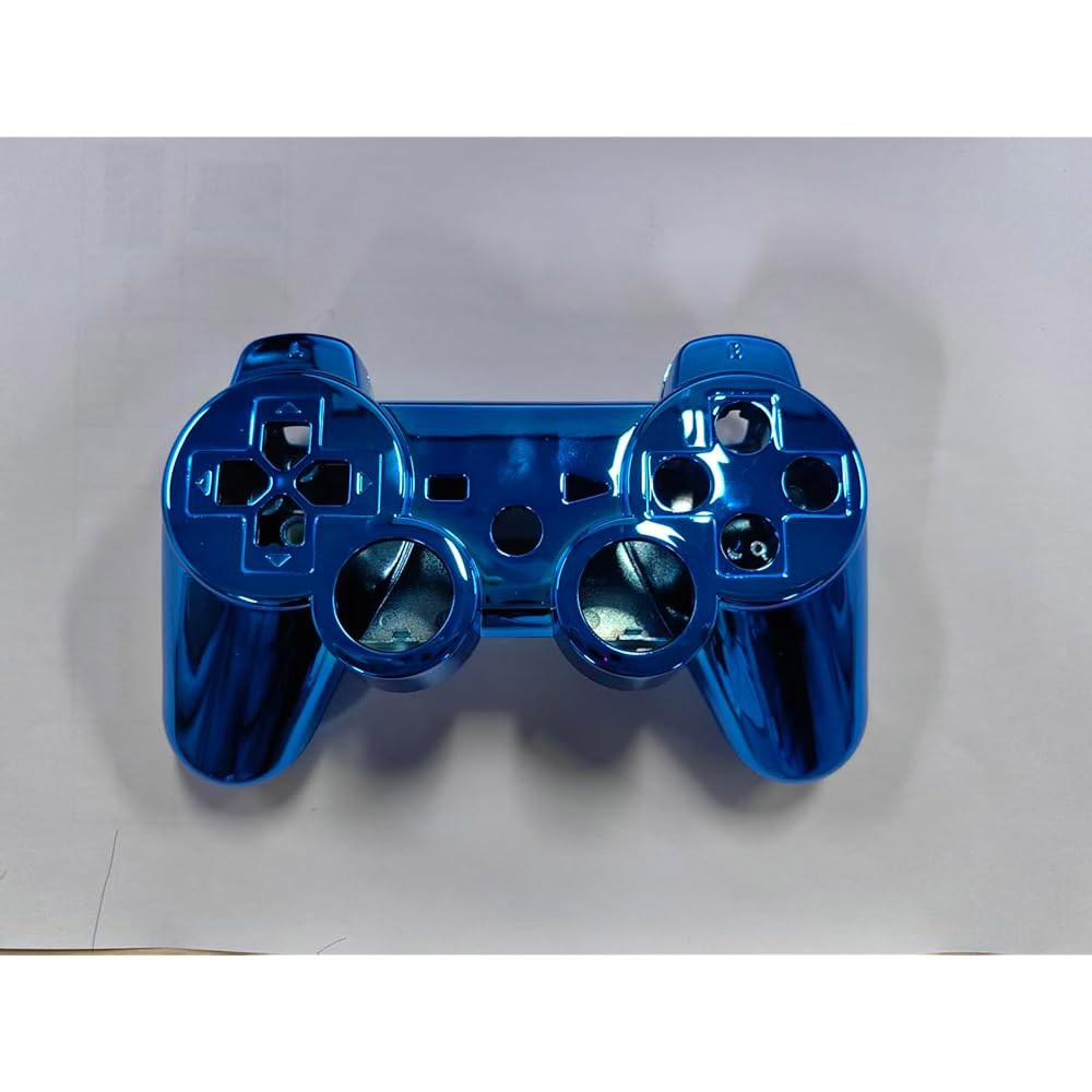 소니 플레이스테이션 3 PS3 무선 블루투스 컨트롤러 색상 블루용 OSTENT 풀 쉘 케이스 하우징 버튼 키트 - 상세 이미지 2