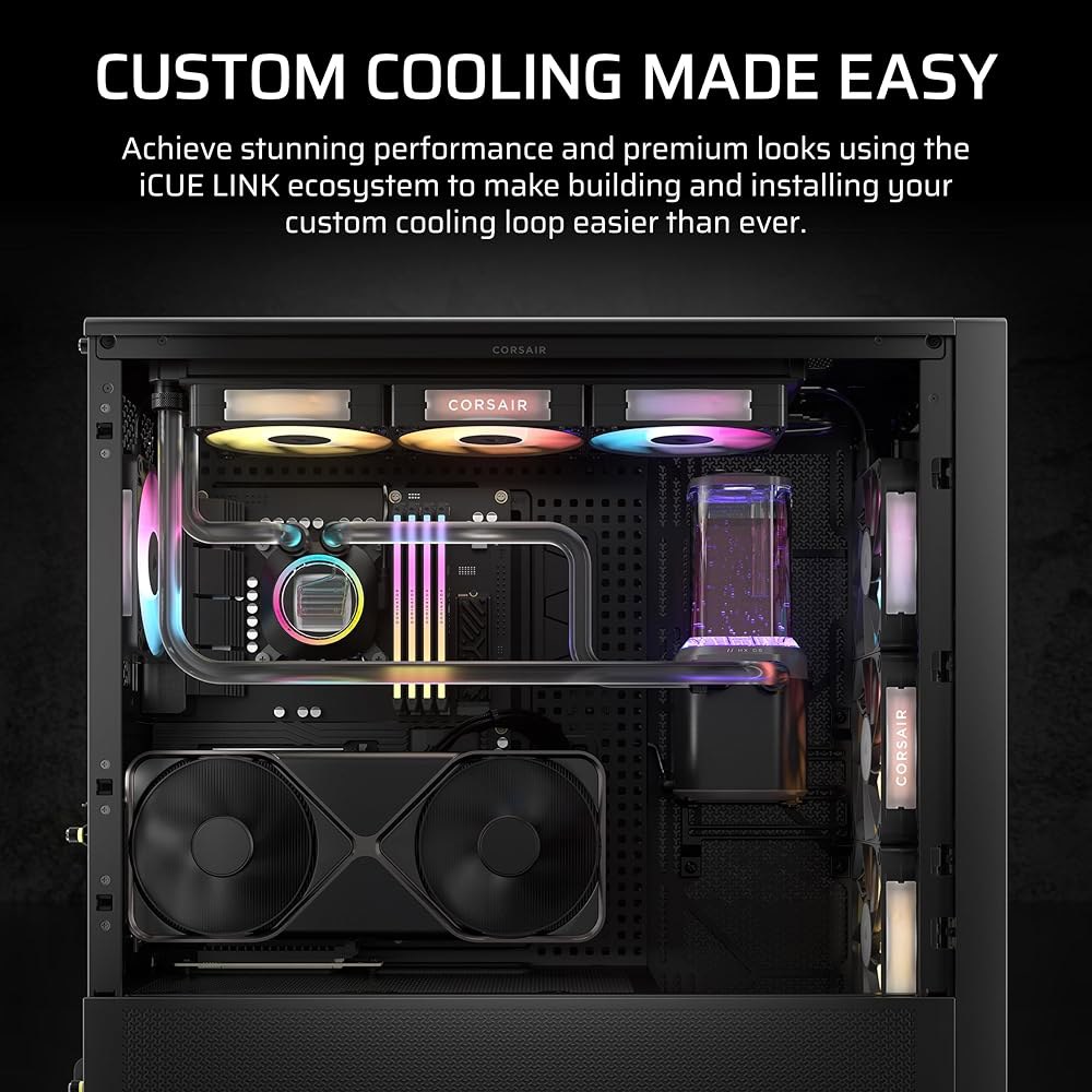 CORSAIR iCUE 링크 XH505i RX 360 RGB 맞춤형 냉각 키트 u2013 XC7 엘리트 CPU 워터 블록, XD6 펌프 저장소, RX120 팬 3개, XR5 360 - 상세 이미지 3