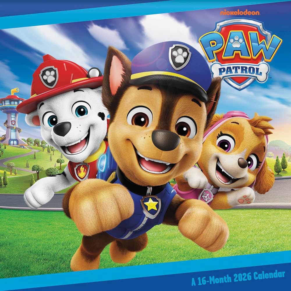 2026 Paw Patrol Wall Calendar [calendar] - 상품 이미지