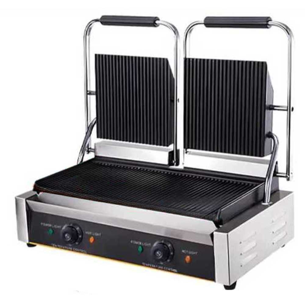 파니니그릴 업소용 양면 샌드위치 토스트 전기 2구 1800W - 상품 이미지