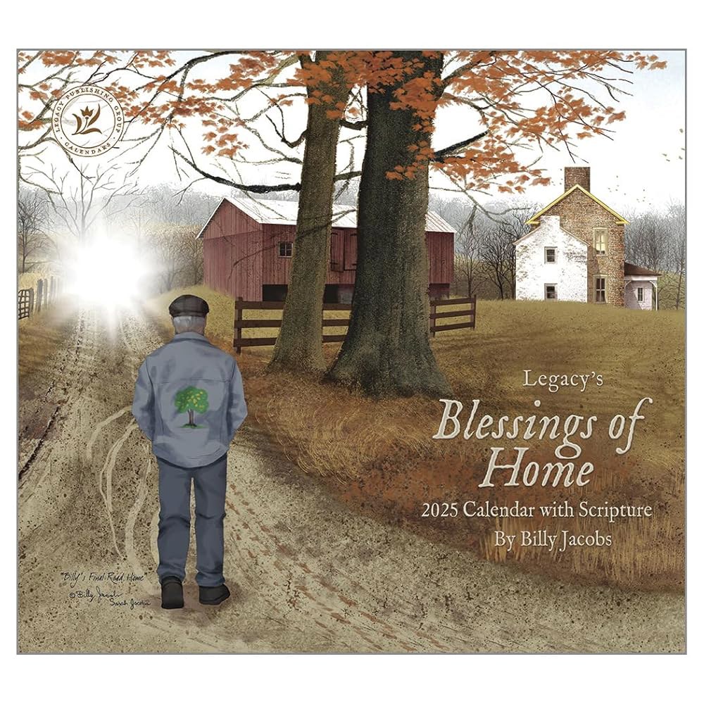 2025 벽걸이 달력-Blessings Of Home x (34.7cm 30.5cm) - 상품 이미지