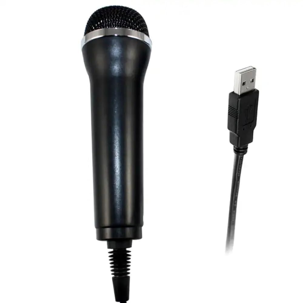 Game Goby 3M 9.8피트 유선 USB 마이크 기타 히어로, 록 밴드, 클론 렛츠 싱 - PS2, PS3, PS4, Mac, Xbox 360, One, Switch Wii, - 상품 이미지