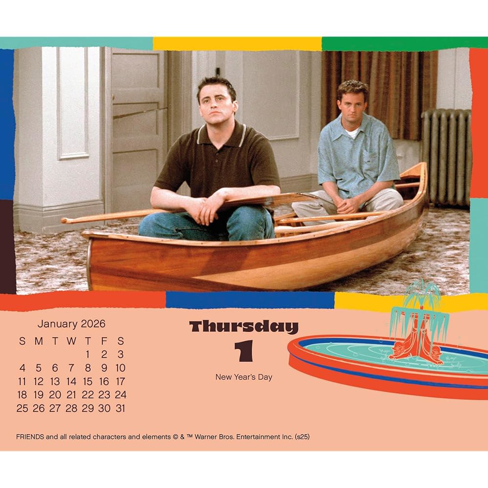 2026 Friends Day-at-a-Time Box Calendar [calendar] - 상세 이미지 3