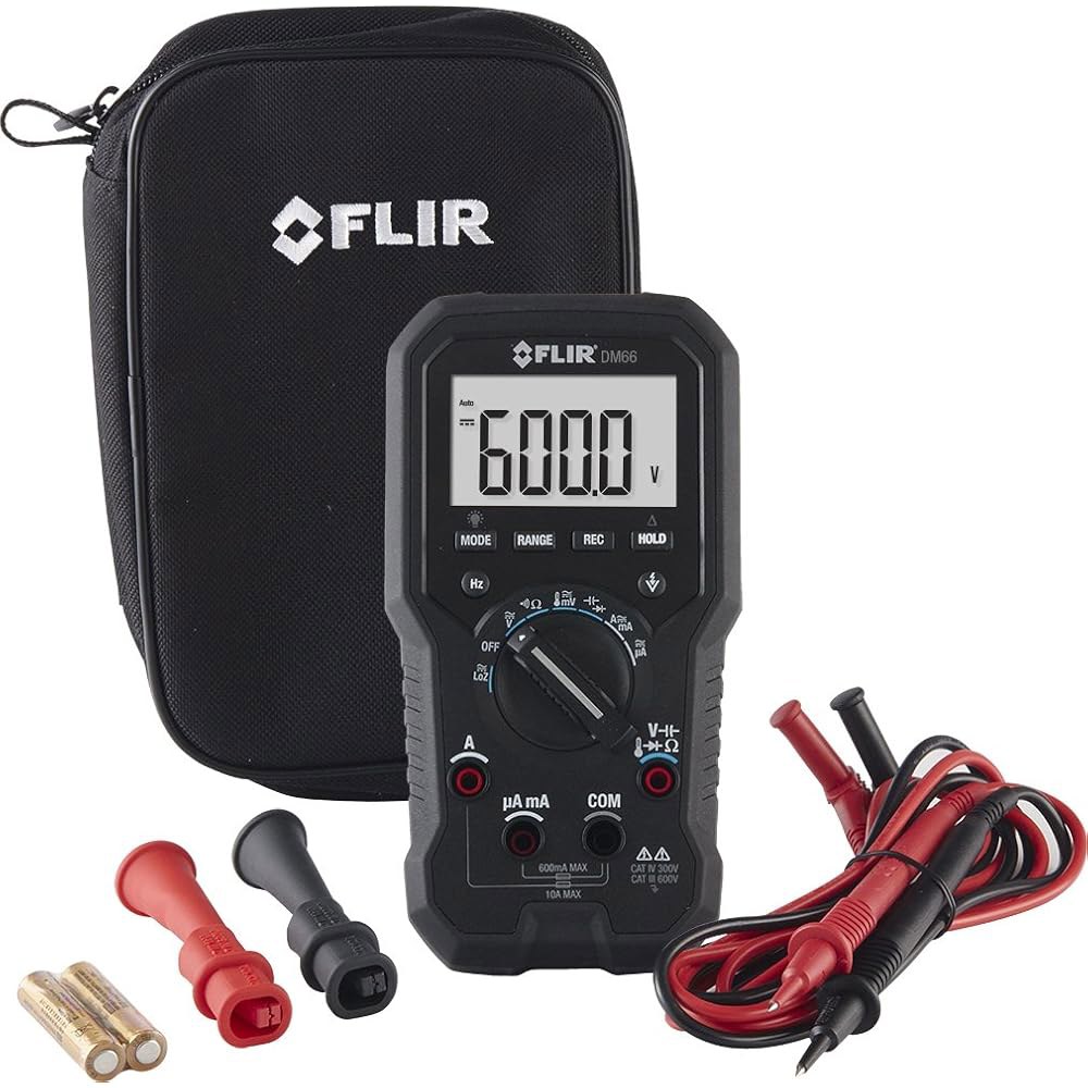 FLIR DM66 전기 및 현장 서비스 TRMS 멀티미터(VFD 모드 포함) - 상세 이미지 3
