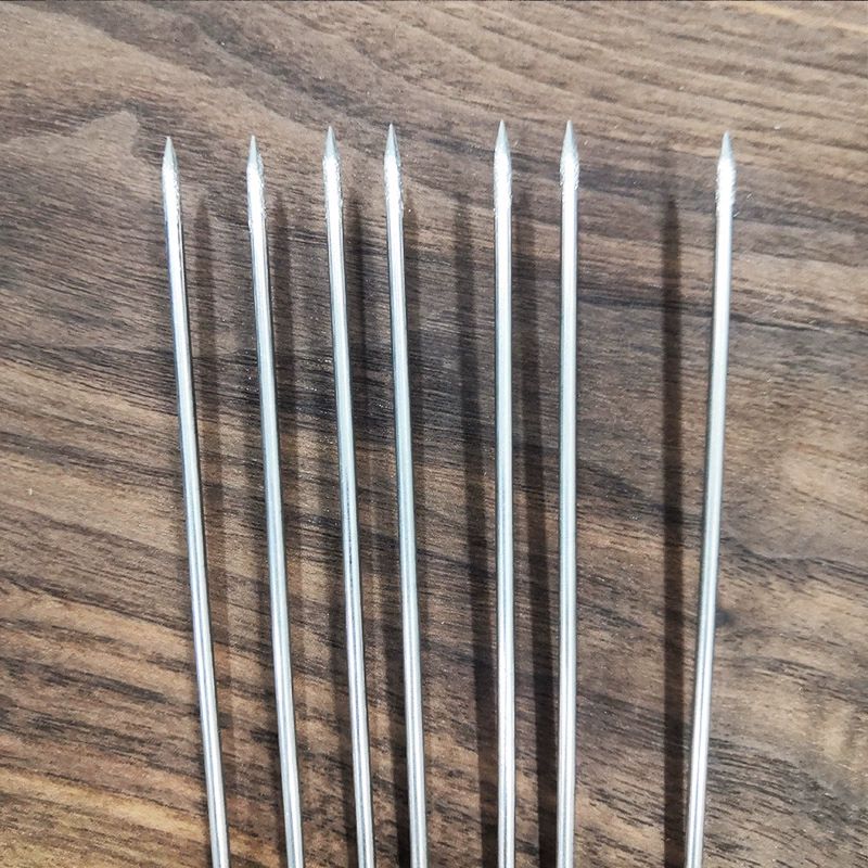 스텐 캠핑 꼬치 닭꼬치 바비큐 쇠꼬챙이 50개입