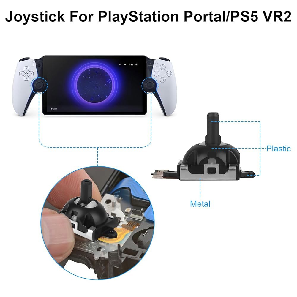 PS5 컨트롤러용 OCTODER 조이스틱 교체, 포털 PSVR2 컨트롤러와 호환되는 3D 모듈 부품, 2PCS - 상세 이미지 3