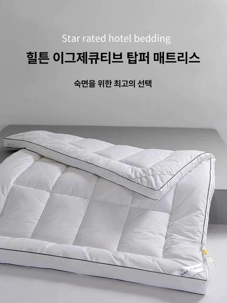 싱글 학생용 침대 매트리스 바닥 매트 숙소 전용 침실 어드밴스드그레이 6cm 90 x 200cm - 상세 이미지 2