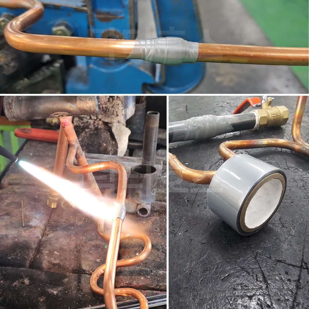 닥터호스 매직픽스 내열 실리콘테이프 보일러 연통 방화 회색 자기융착 자가융착 고열 이미지 2