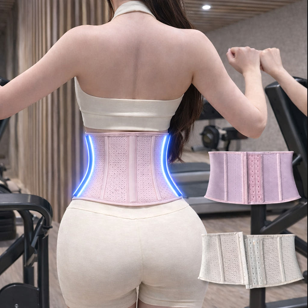 머슬앤뷰티 흉곽 코르셋 허리보호대 복대