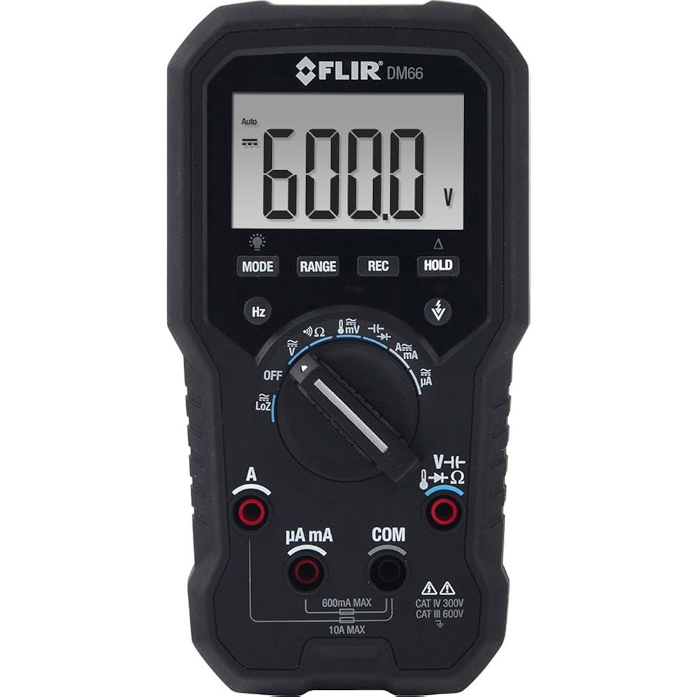 FLIR DM66 전기 및 현장 서비스 TRMS 멀티미터(VFD 모드 포함) - 상품 이미지