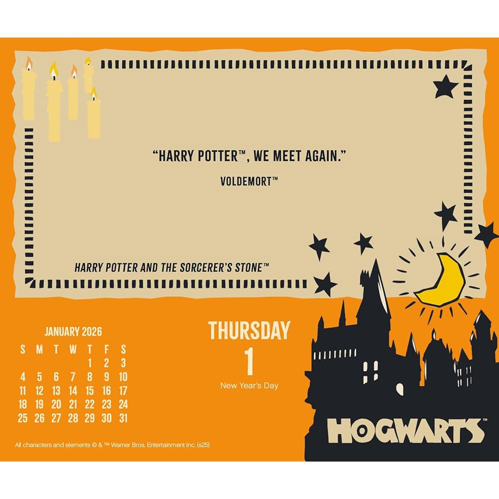 2026 Harry Potter Day-at-a-Time Box Calendar [calendar] - 상세 이미지 3