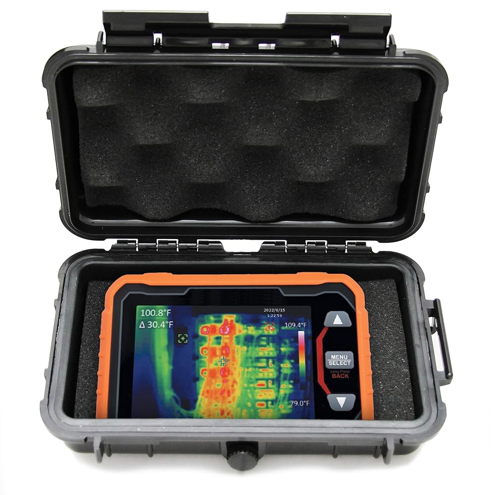 Klein 도구 TI290 충전식 프로 열 카메라 및 TI250 이미지와 호환되는 CASEMATIX 하드 케이스 - 방수 휴대용 케이스만 포함 - 상품 이미지