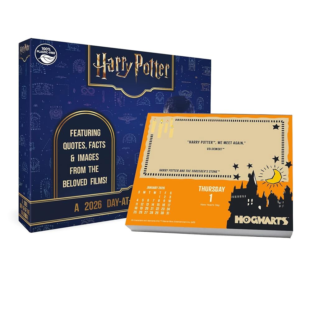 2026 Harry Potter Day-at-a-Time Box Calendar [calendar] - 상품 이미지