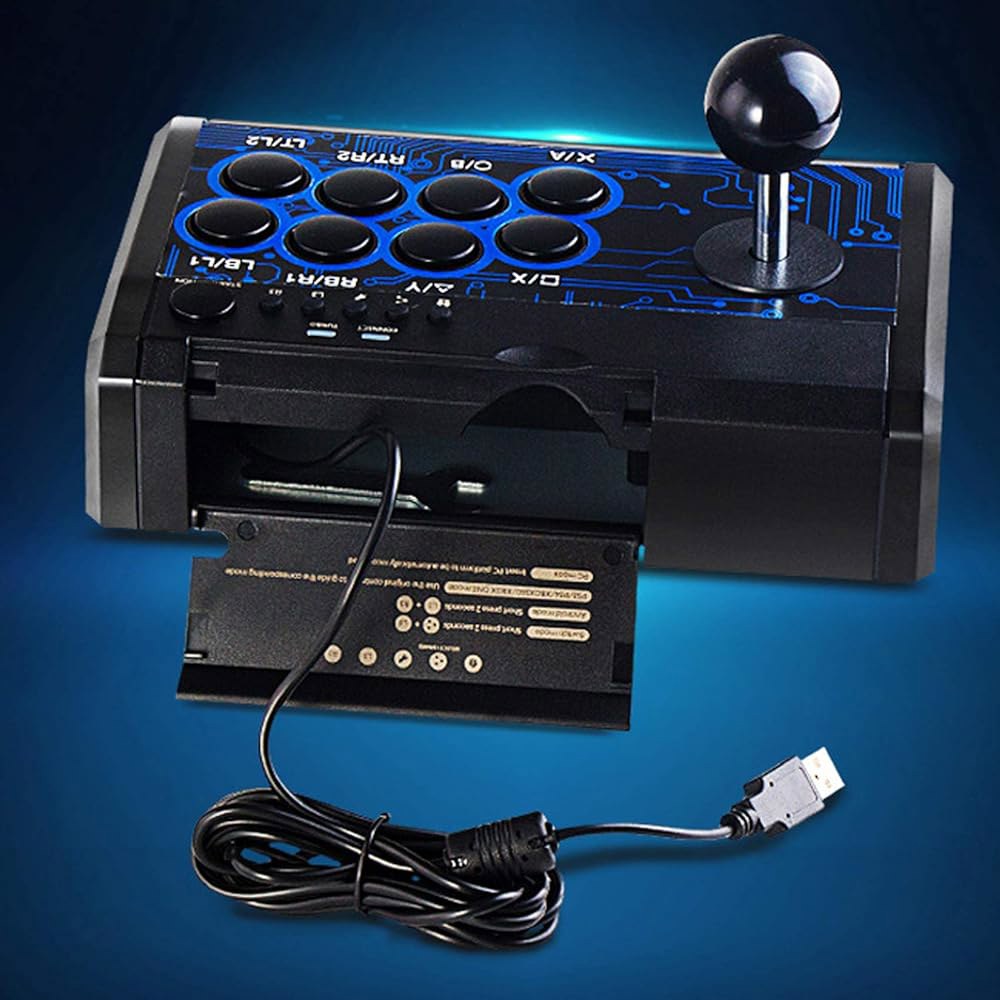 PS3 / PS4 XBOX ONE XOBX 360 PC Android Switch용 SUNCHI 7 in 1 USB 아케이드 격투 스틱 스트리트 파이팅 조이스틱 게임패드 컨트롤러 - 상세 이미지 2