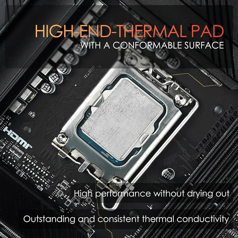Thermal Grizzly KryoSheet (68x51x0.2mm) u2013 초고열전도율 그래핀 써멀 패드 스웨덴산 CPU /GPU /PS4 /PS5 /Xbox 열 페이스트를 - 상세 이미지 3