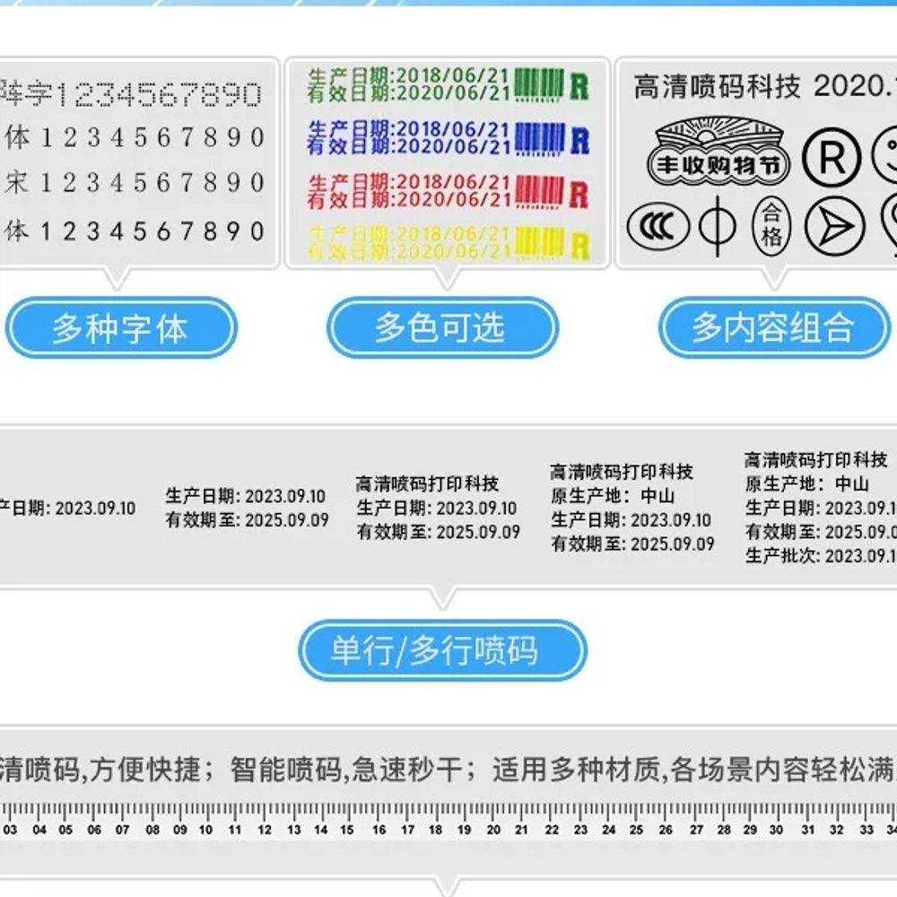 파셀몰 유통기한 날 핸 A. PT3000 잉크젯 프린터 검은 색 건조 수성 잉크 카트리지 - 상세 이미지 5