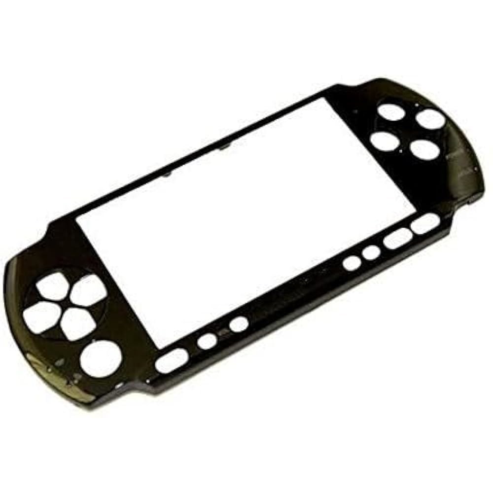 PSP 3000 3001 3002 3003 콘솔 블랙용 새로운 교체용 전면 상단 표면 쉘 케이스 커버 페이스플레이트 - 상품 이미지