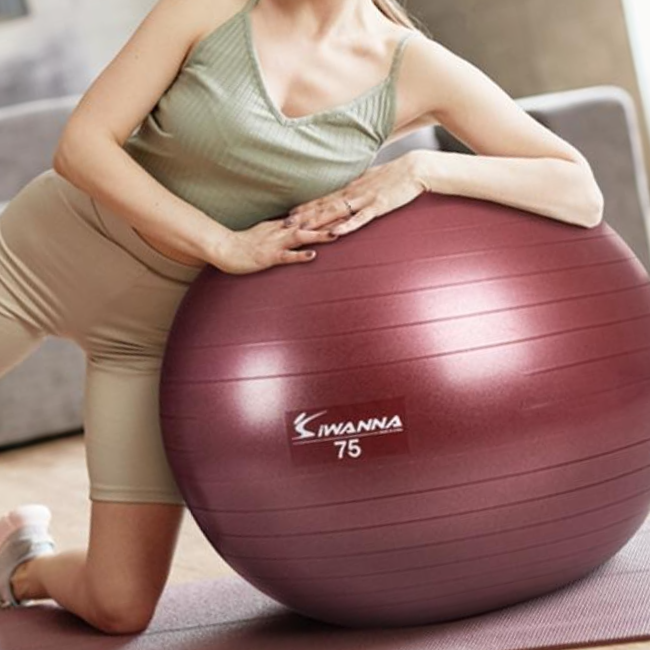 스포츠랩 짐볼 요가볼 필라테스볼 임산부 안티버스트 밸런스 운동 볼 75cm - 상품 이미지