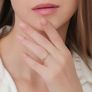 14k 18K 세리온 3.5mm 할로우 컷팅 반지 애끼 검지 중지 반지 솔직 후기 | 실사용자 리뷰 분석 - 상품 이미지 4