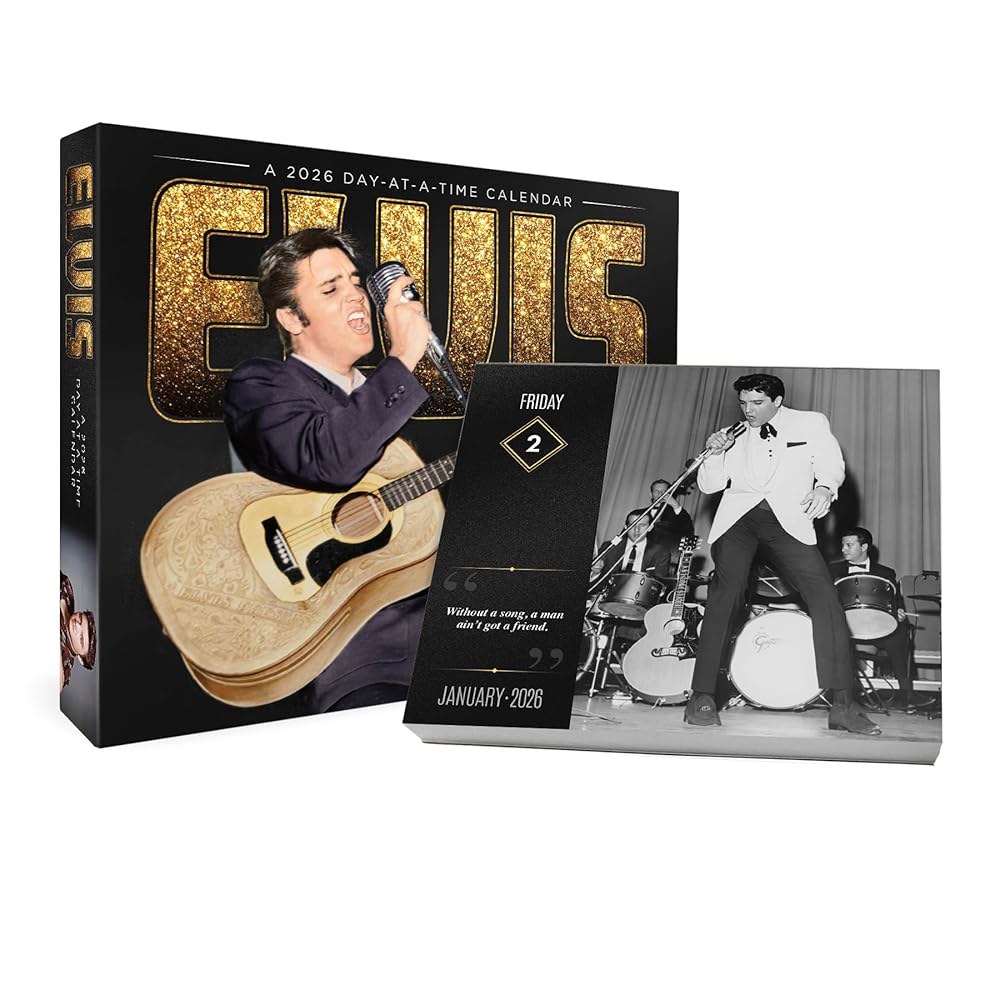 2026 Elvis Presley Day-at-a-Time Box [calendar] Calendar - 상품 이미지