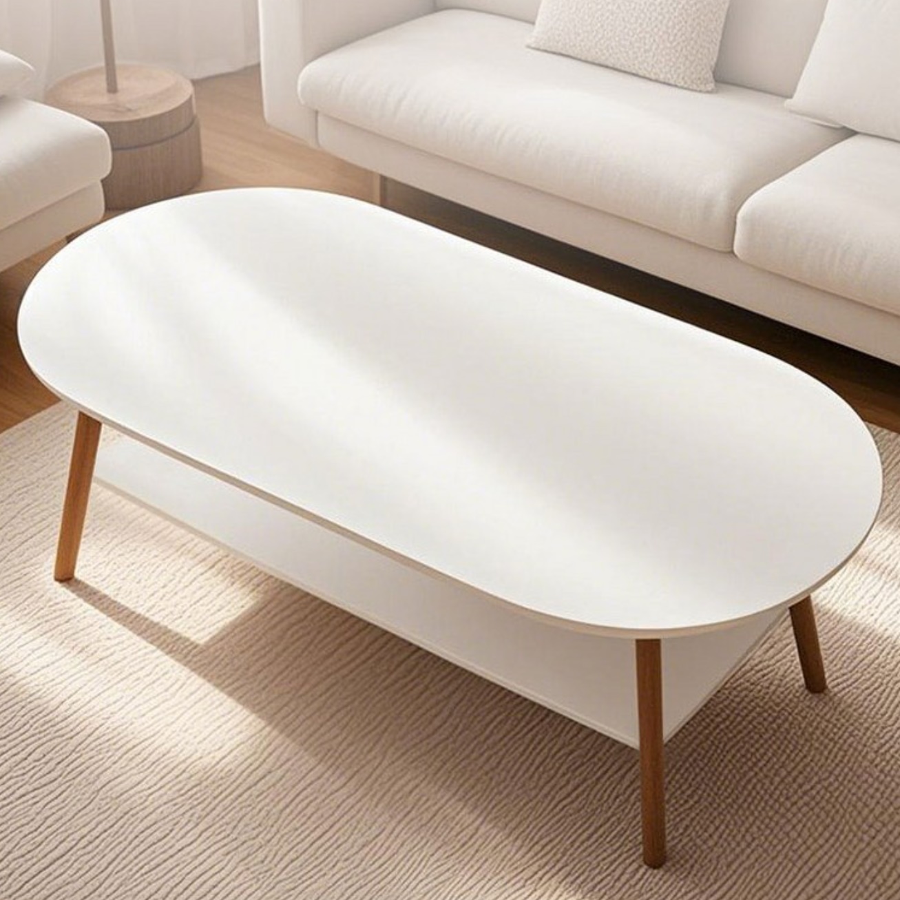 수납 기능성 엔틱 거실 테이블 좌식 탁자 높은 쇼파 테이블