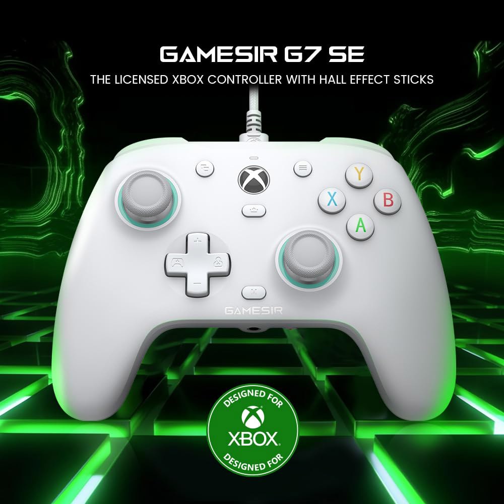 Xbox Series X|S, One 및 Windows 10/11용 GameSir G7 SE 유선 컨트롤러, 홀 효과 조이스틱 / 트리거가 있는 플러그 앤 플레이 게임 패드, 3. - 상세 이미지 2