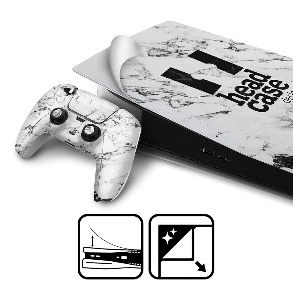 헤드 케이스 디자인, 소니 플레이스테이션 5 PS5 듀얼센스 컨트롤러와 호환되는 공식 라이선스 EA 바이오웨어 매스 이펙트 행성 간 조합 3 배지 및 로고 비닐 페이스플레이트 게이 - 상세 이미지 2