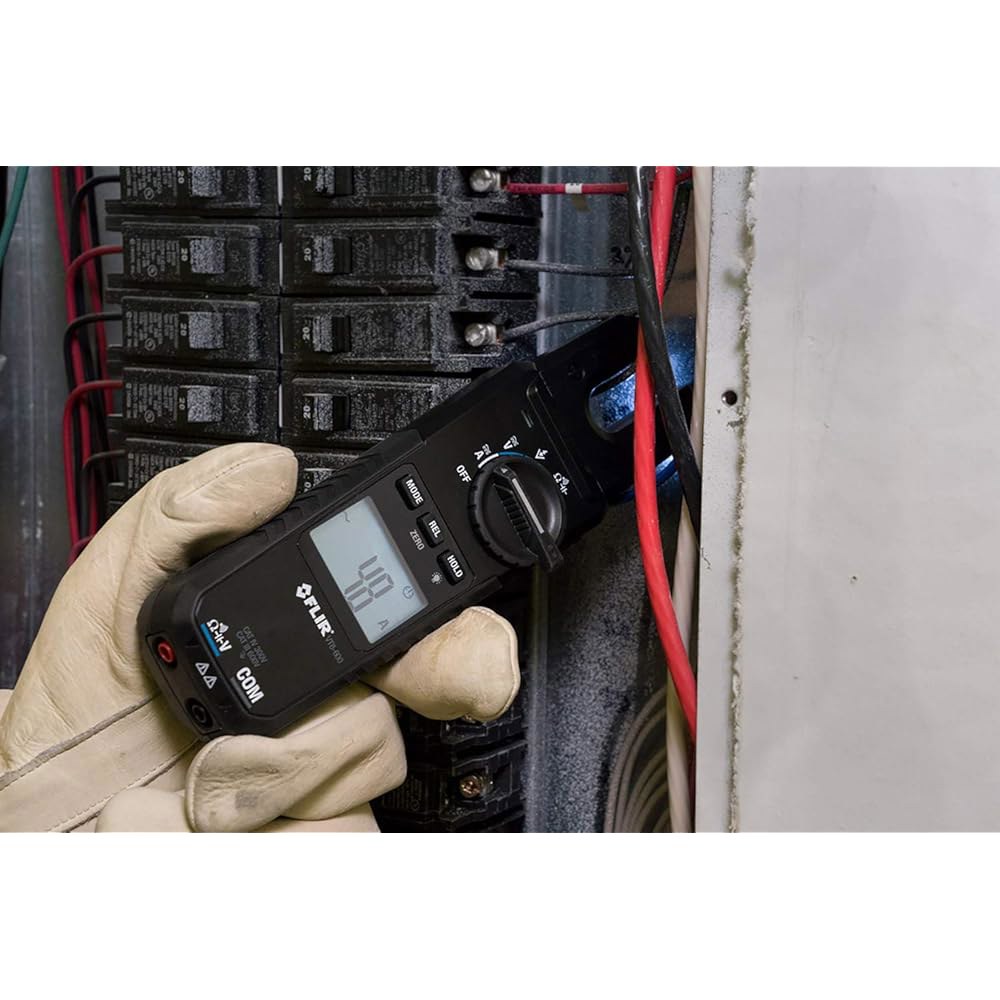 FLIR VT8-600 - 전압, 연속성 및 전류 테스터 600V /100A, 개방 턱, 검은색 VT8-1000 - 상세 이미지 3