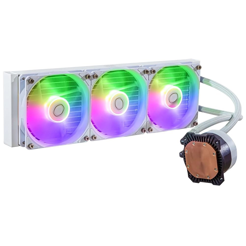 마스터리퀴드 360L 코어 ARGB AIO CPU 액체 냉각기, 수냉 시스템, 3 x 120mm 팬, AMD 라이젠 AM5 / AM4 인텔 LGA 1851 1700 1200 115 - 상세 이미지 3