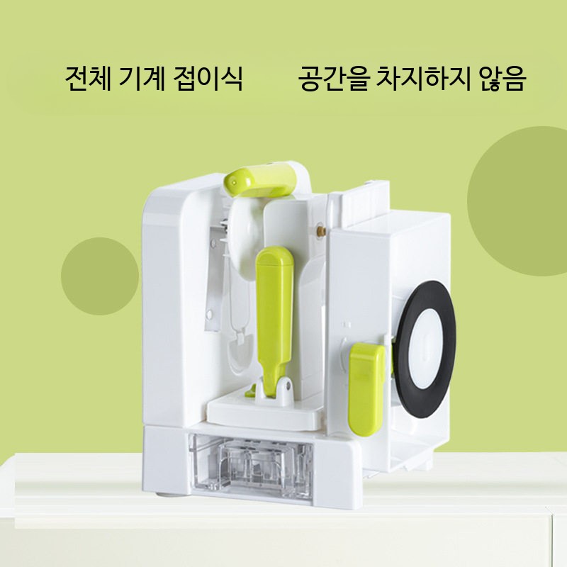 수동채칼 감자 회오리야채커터 돌리는채칼 국수 슬라이서 - 상세 이미지 4