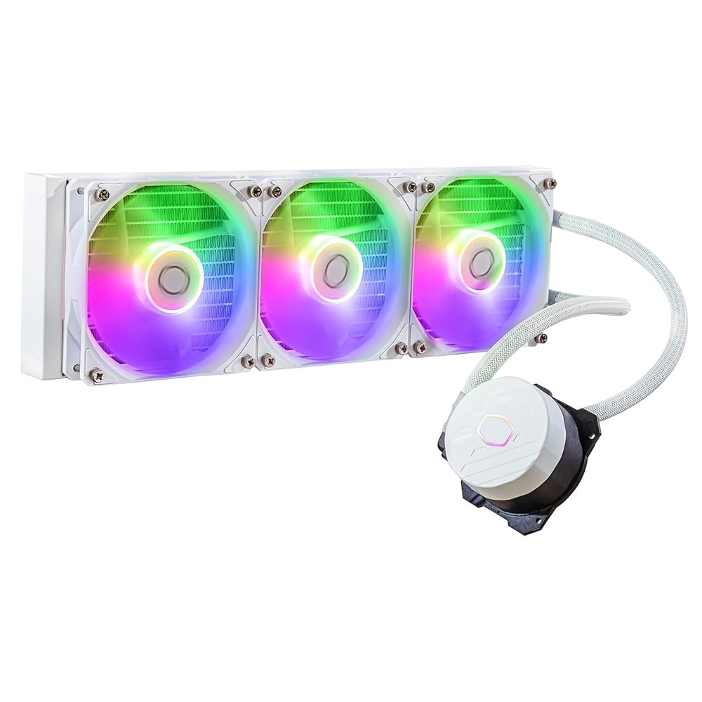 마스터리퀴드 360L 코어 ARGB AIO CPU 액체 냉각기, 수냉 시스템, 3 x 120mm 팬, AMD 라이젠 AM5 / AM4 인텔 LGA 1851 1700 1200 115 - 상세 이미지 2