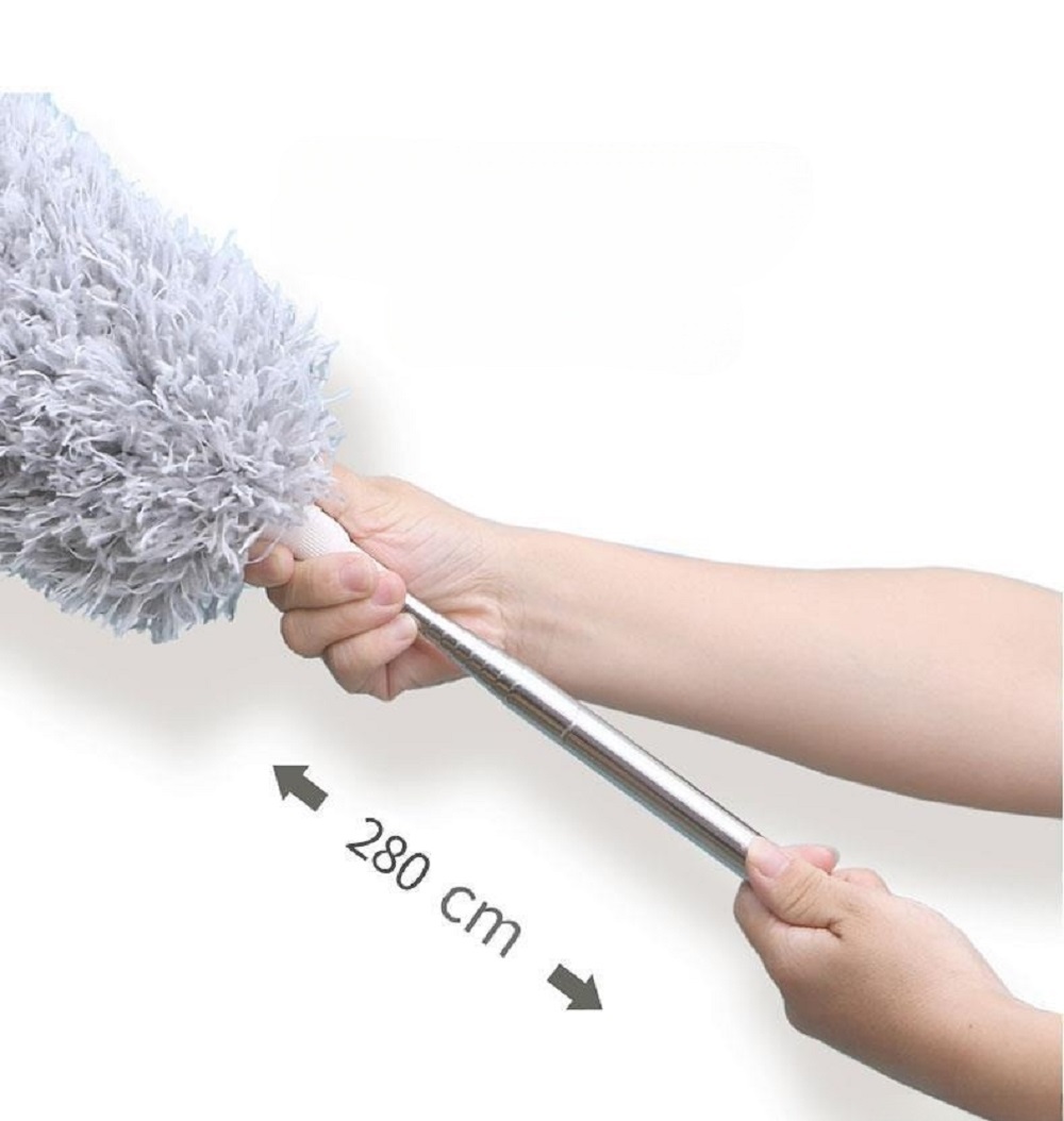 먼지제거기 길이조절형 천장먼지털이 280cm - 상품 이미지