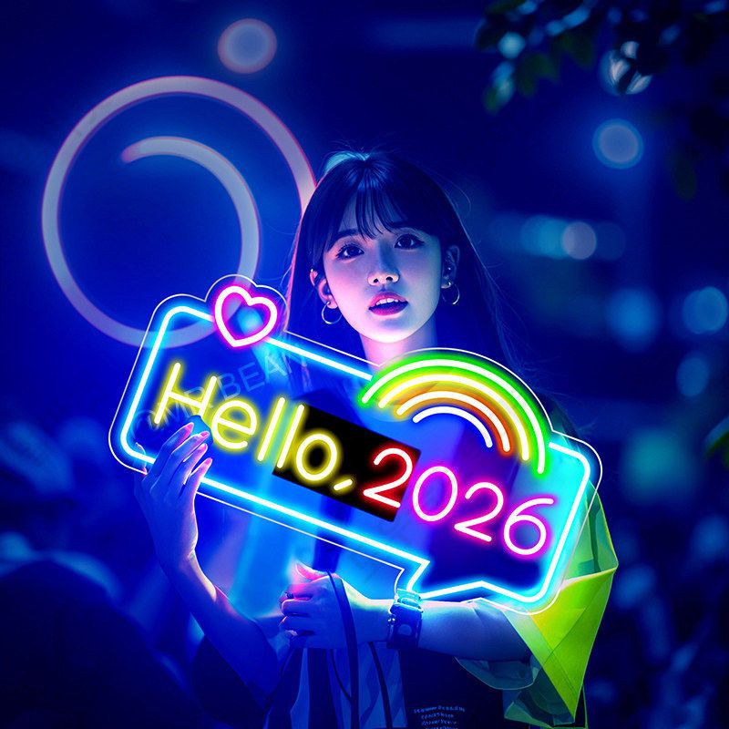 새해포토존 해피뉴이어 LED 2026년 네온싸인 설날 - 상품 이미지