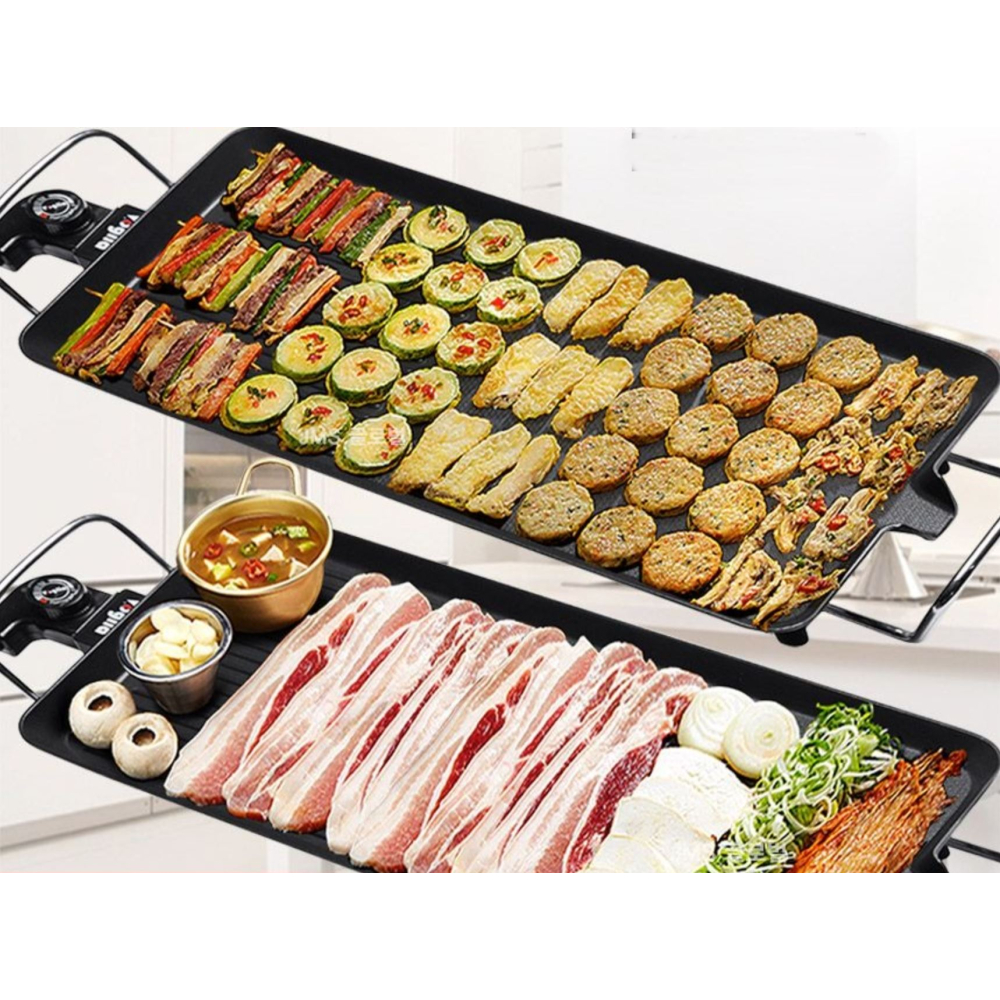 66cm 대형 전기 후라이팬 와이드 전부치는 불판 부침개 고기 생선구이 명절찌짐 지짐이