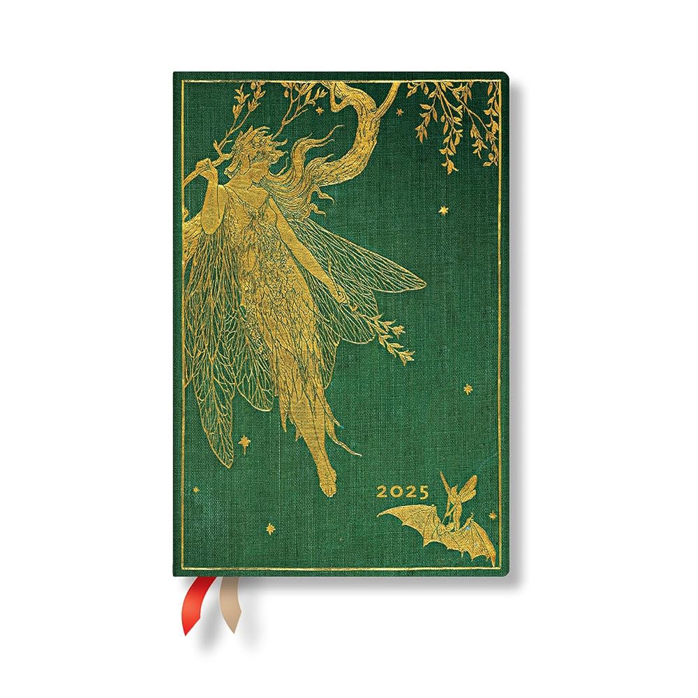 Olive Fairy Mini Daily Hardcover [calendar] Planner by (Lang s 2025 80GSM, 12-Month, Paperblanks 416 - 상품 이미지