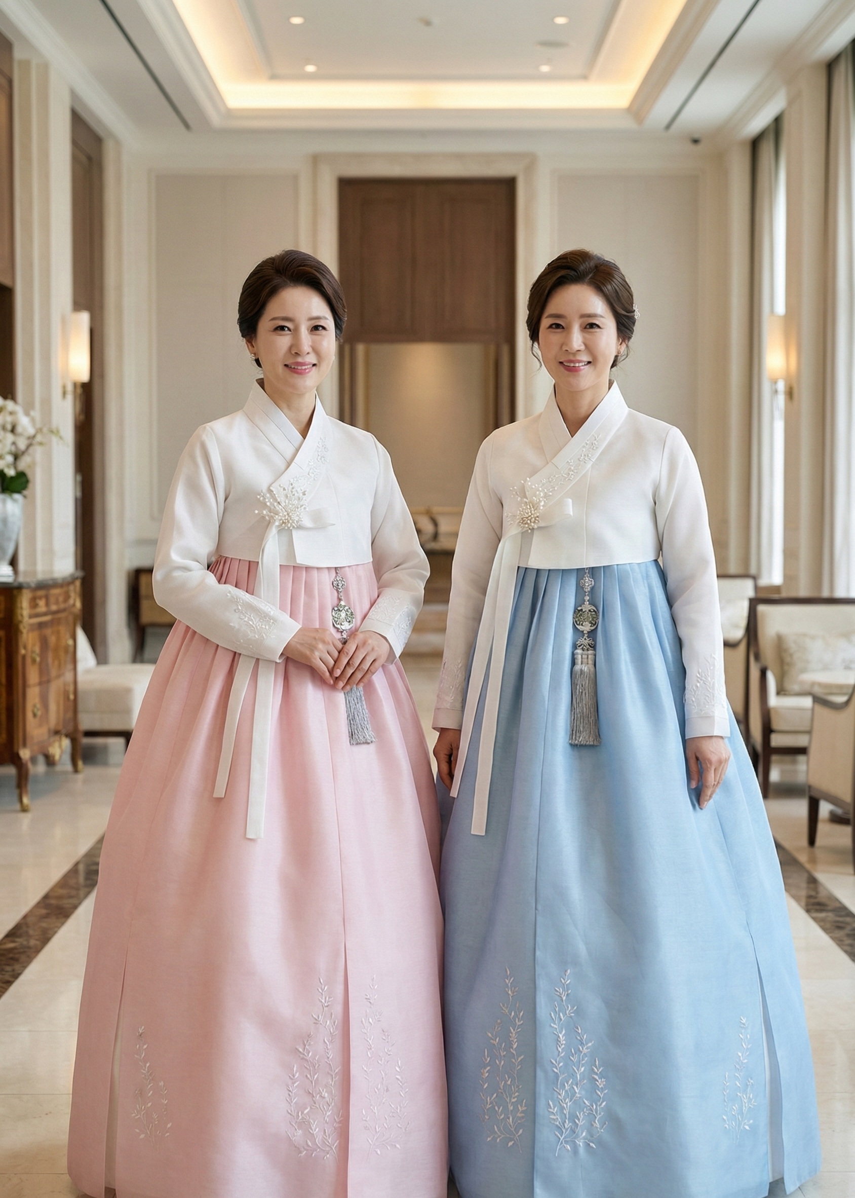 한복대여 은가비한복 하이엔드베스트20종 혼주 결혼식 여자 하객 가족 이미지 2