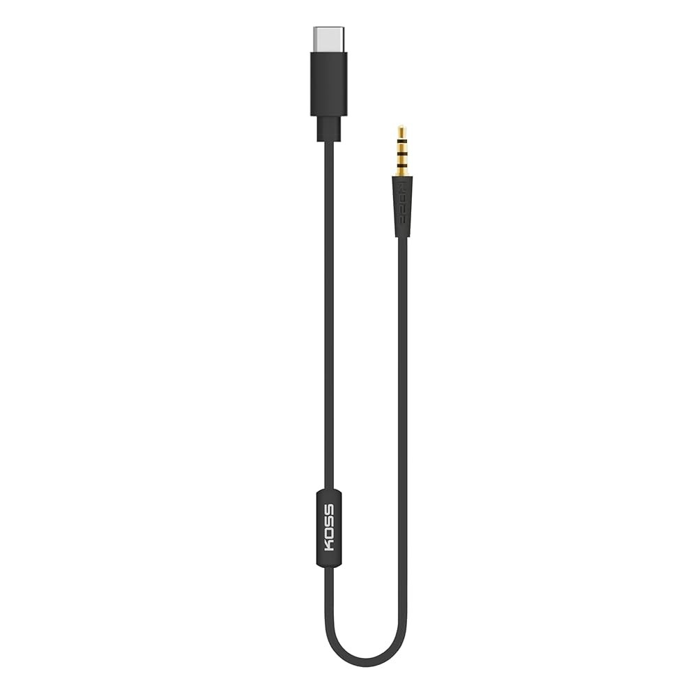 KUSB-50 아날로그 오디오 패스 스루 무선 KPH30 및 to USB-C 리모컨, 블랙 Pro 무선용, 3.5mm, Porta 마이크 인라인 코드, - 상품 이미지