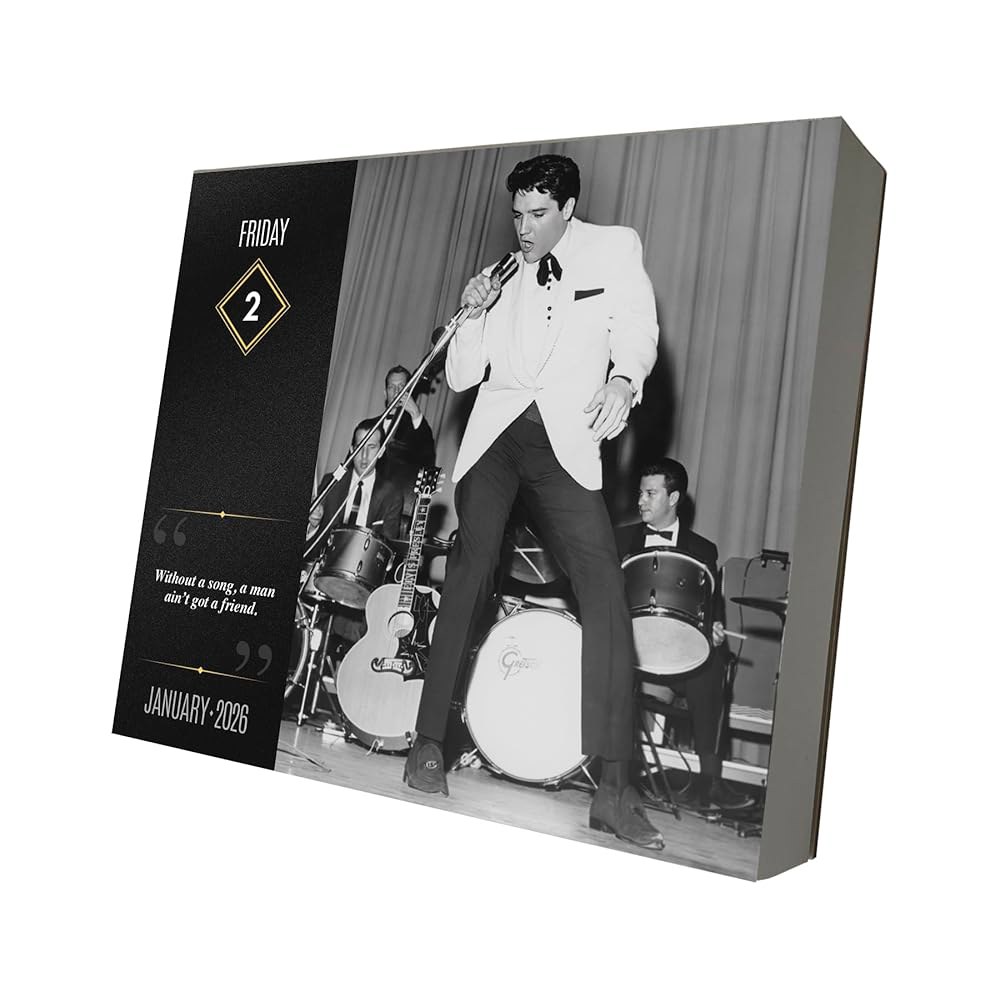 2026 Elvis Presley Day-at-a-Time Box [calendar] Calendar - 상세 이미지 2