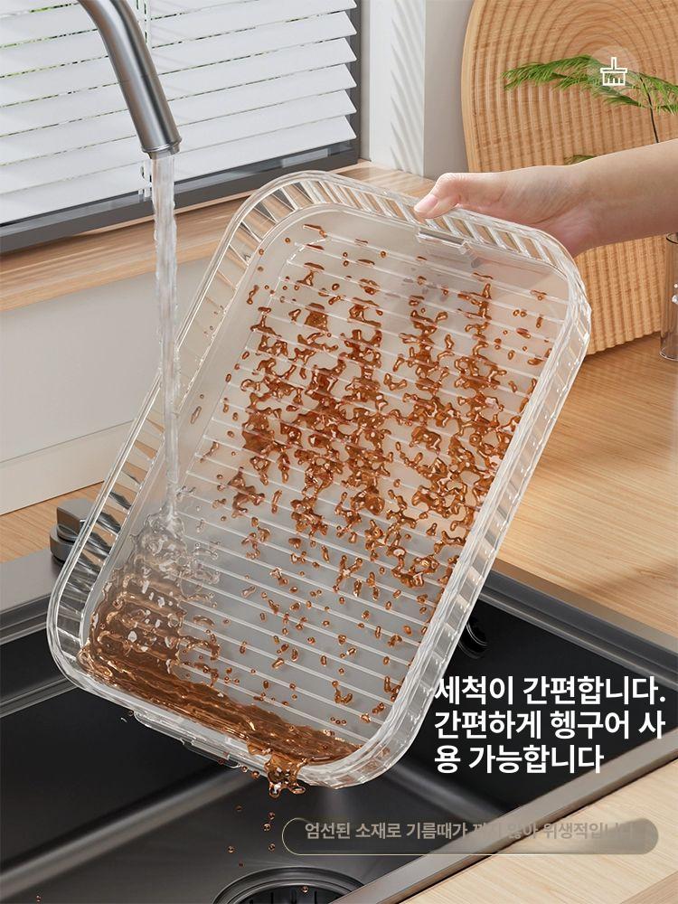 냉동 만두 보관함 냉장고 밀봉 음식 정리 분류 수납 박스 뚜껑없음 식품등급 재단 - 상세 이미지 5