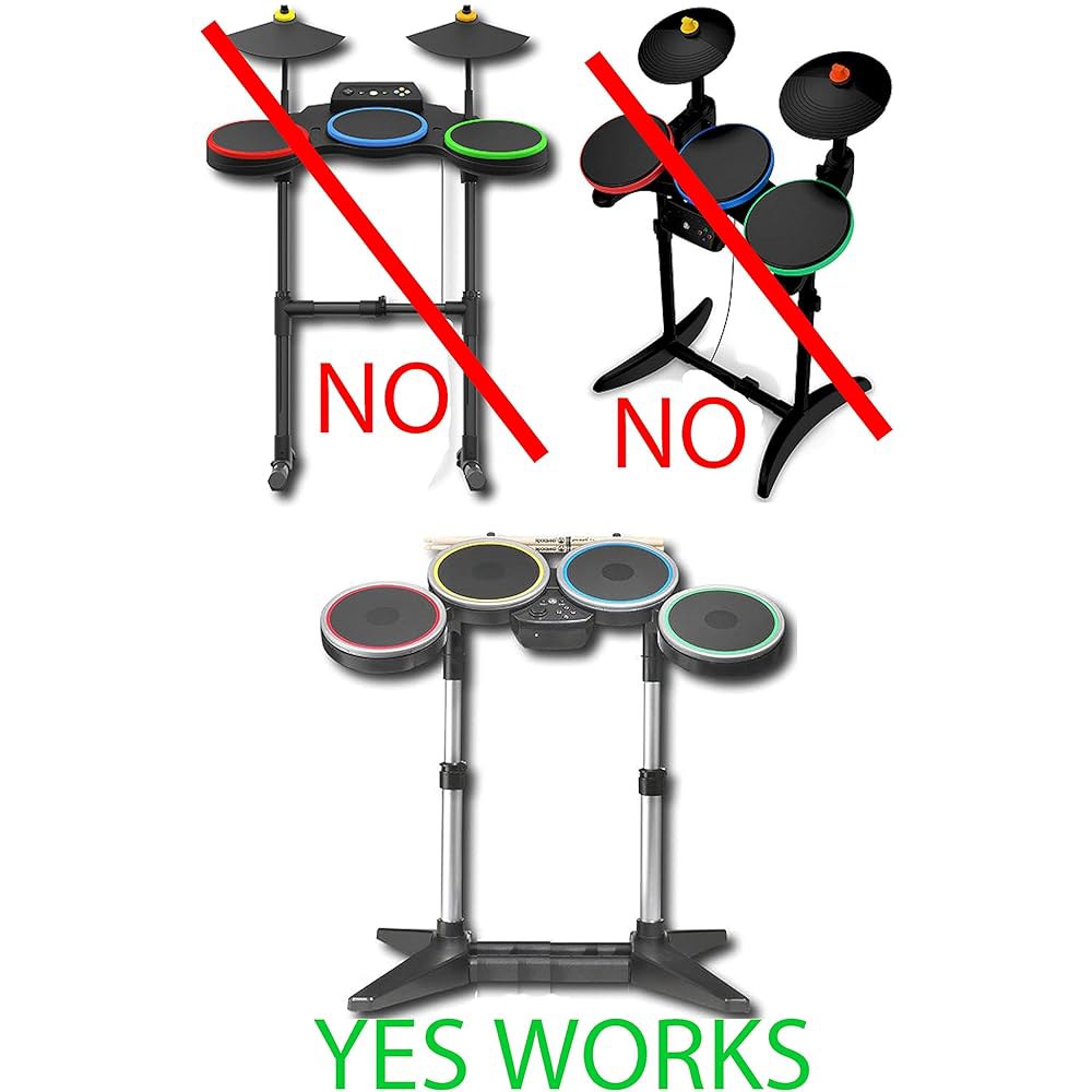 Xbox 360, PlayStation 2 및 3, Nintendo Wii용 GameCops ROCK BAND 전용 베이스 드럼 페달 -(풋 페달은 BAND에서만 작동) - 상세 이미지 2