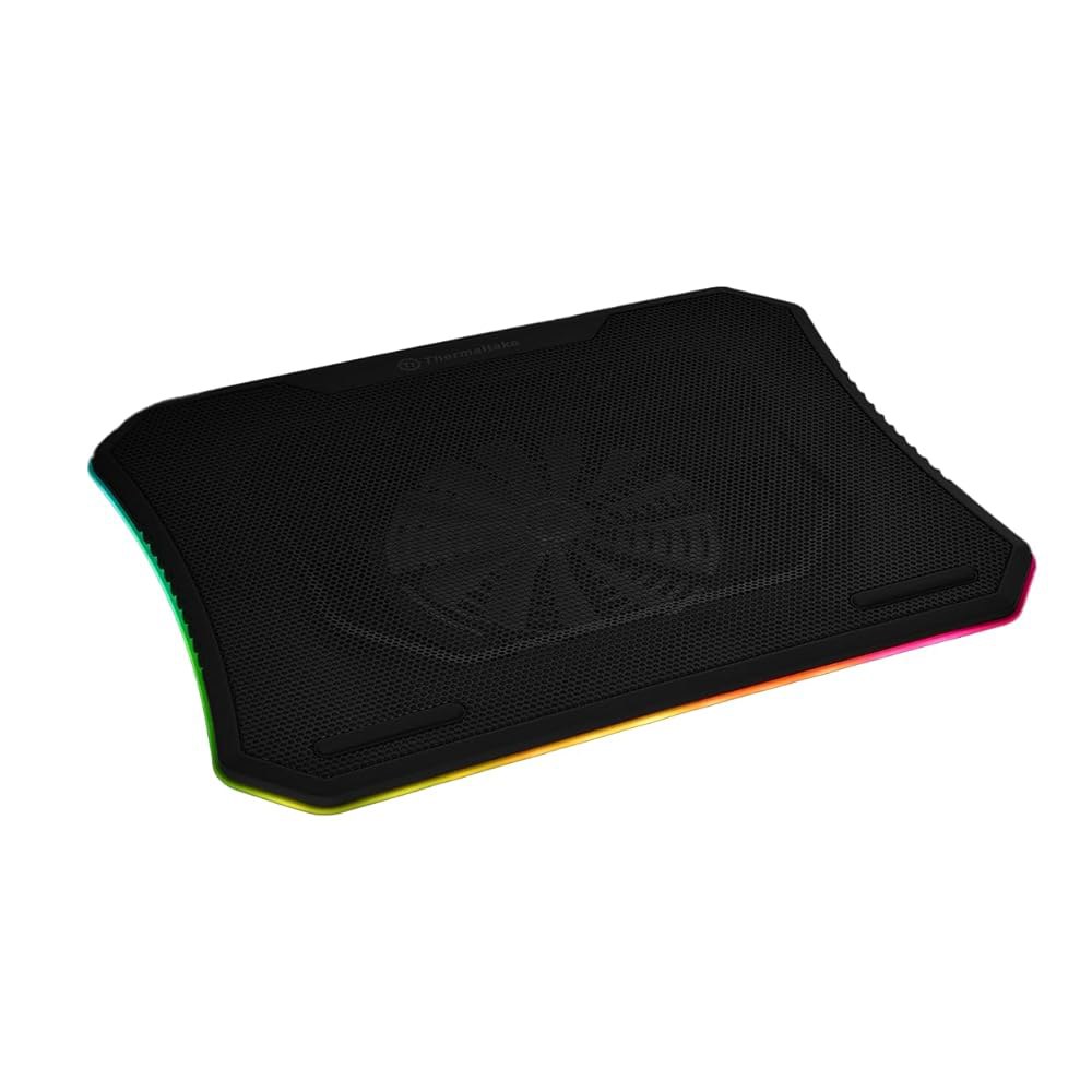 써멀테이크 매시브 20 RGB 스틸 메시 패널 싱글 200mm 팬 10인치 u201019인치 노트북 냉각 패드 CL u2010N014 u2010PL20SW u2010A - 상품 이미지