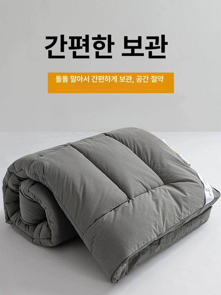 싱글 학생용 침대 매트리스 바닥 매트 숙소 전용 침실 어드밴스드그레이 6cm 90 x 200cm - 상세 이미지 5