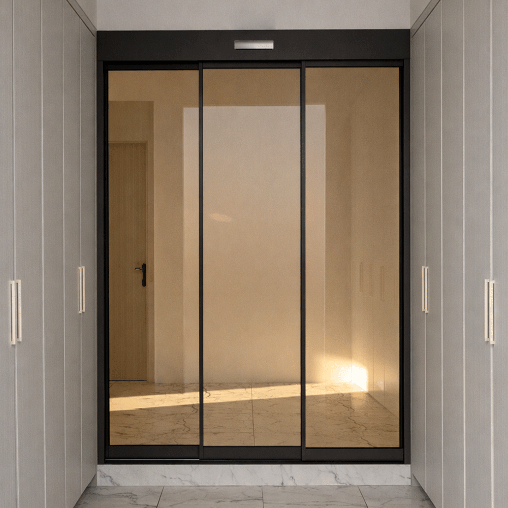 초슬림 3연동 자동문 중문 자동 중문 도장제품