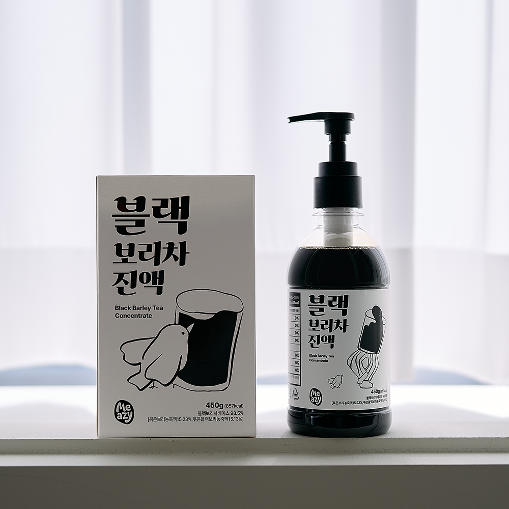 미지 블랙 보리차 원액 무색소 무설탕 국산 검정보리 진액 450g, 1개 이미지 3