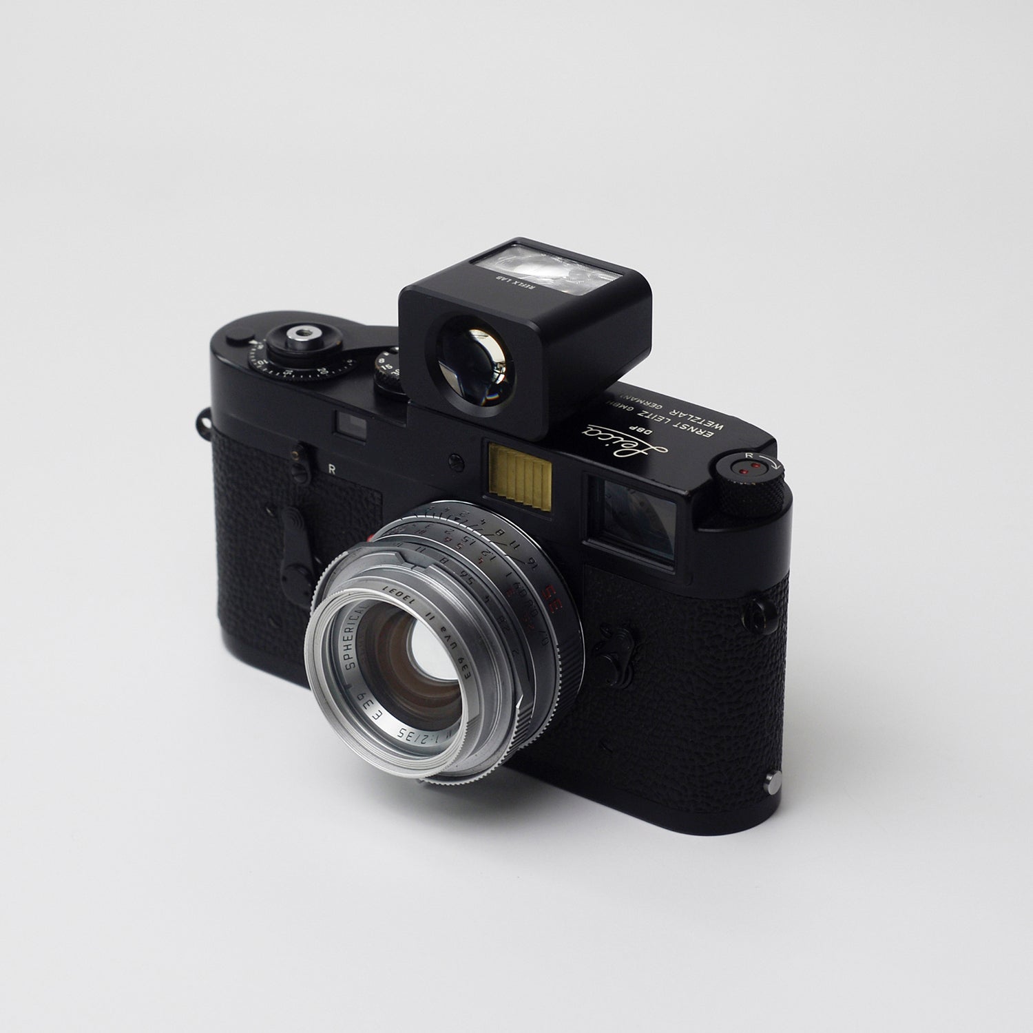 리플렉스랩 리코 GR3 GR4 카메라 외장 웨이스트 레벨 뷰파인더 24mm 35mm 블랙 실버 - 상세 이미지 2